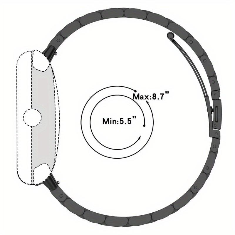 Металлический ремешок из нержавеющей стали для Google Pixel Watch 3 45 мм, аксессуары для ремешка, замена