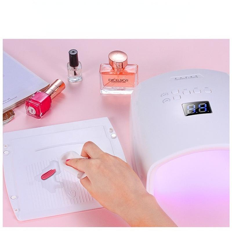Перезаряжаемая УФ-лампа для ногтей со встроенным аккумулятором, 48 Вт, беспроводная сушилка для гель-лака S10, лампа для педикюра и маникюра, профессиональная светодиодная лампа для ногтей