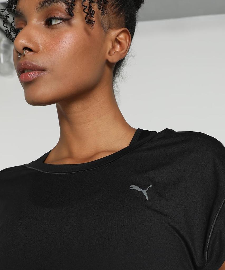 Puma MATERNITY STUDIO Оверсайз Футболка с коротким рукавом Черная для и Тренировок Женская (524857), Осень/Зима 2024, (01), Спортзал, Упражнения, Спорт,