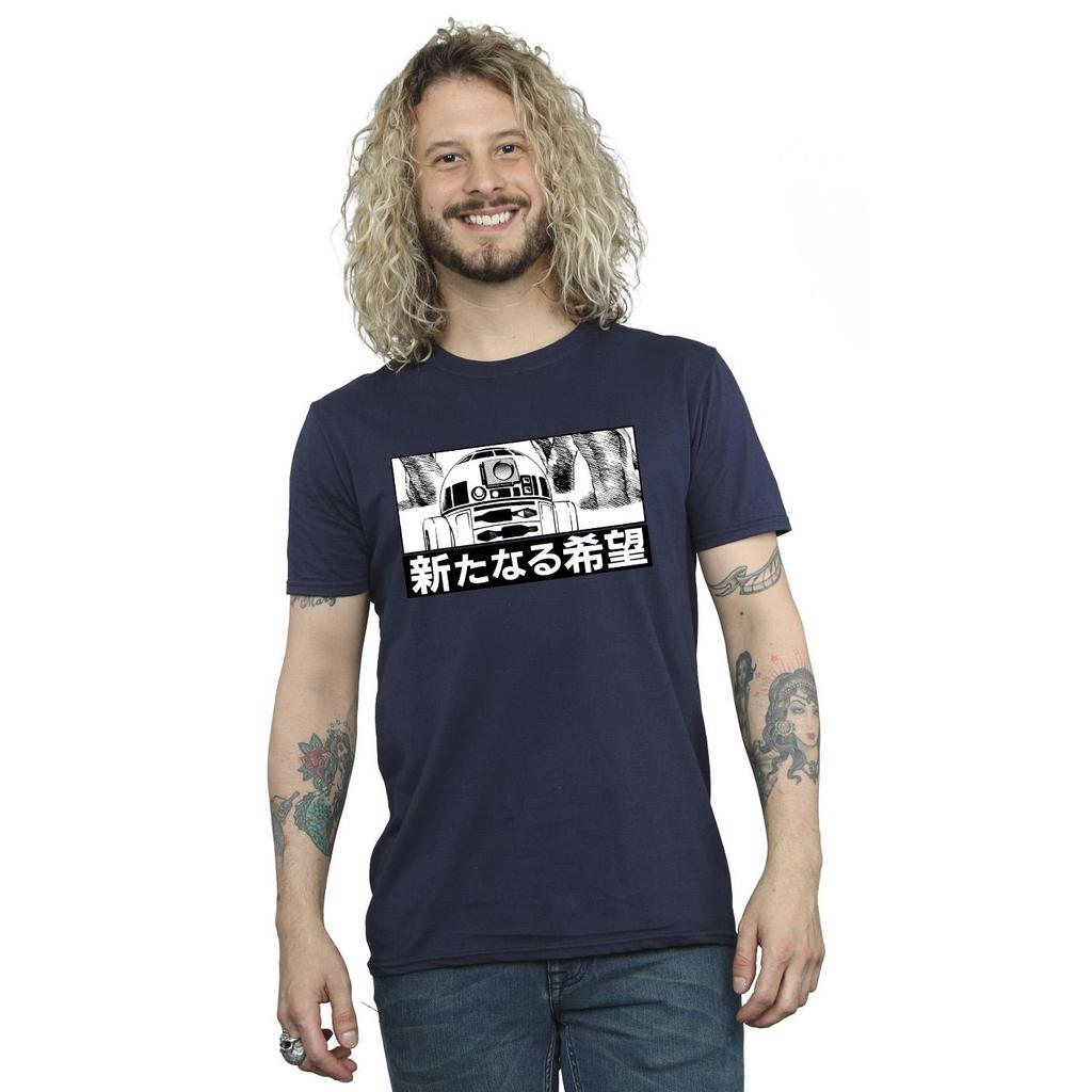 Star Wars Mens R2D2 Japanese T-Shirt