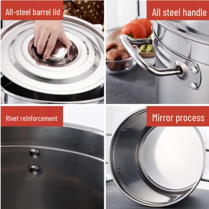 SIFAR Stainless Steel Multi-Function Stock Pot