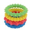 4 Pcs Kids Sensory Ring Toys Silicone Vibrant Colors Textured Skin Friendly Sensory Bracelets