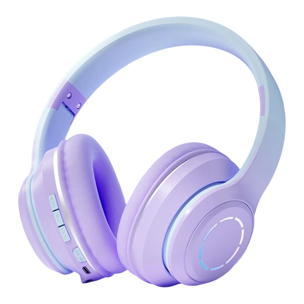 Обновленные полноразмерные Bluetooth-наушники 5.2, Новый стильный дизайн, Беспроводные наушники унисекс, Без задержек, И с подсветкой.