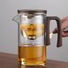 Magic Teapot 600/720/800ml Glass Magnetic Teapot with Strainer Magnetic Water Separation Infuser