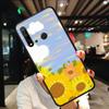 Чехол для телефона с цветочным пейзажем и ручной росписью для Huawei P50 Pro P30 P40 Lite P40Pro P20 lite P10 Plus Mate 20 Pro Mate20 X