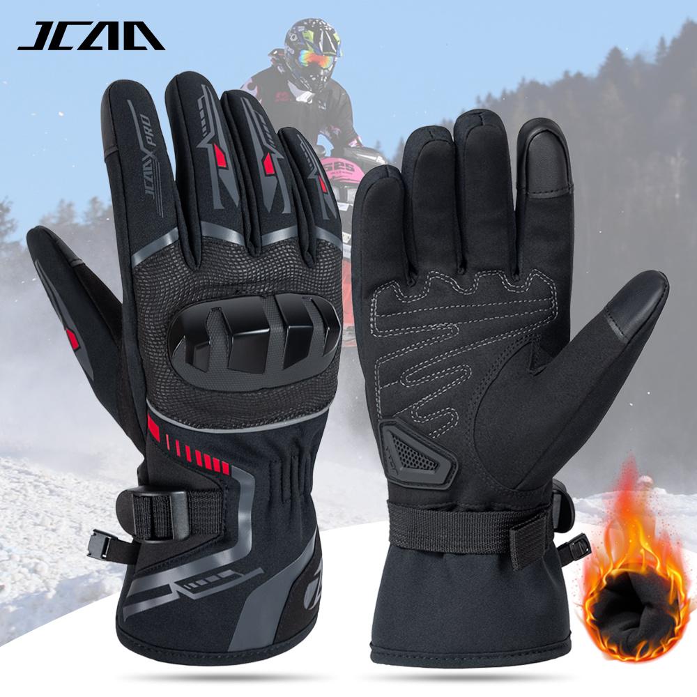 Осенне-зимние мотоперчатки Водонепроницаемые Сохраняют тепло Guantes Moto Мужские Перчатки для езды на мотоцикле Сенсорный экран Мото Перчатки для мотокросса