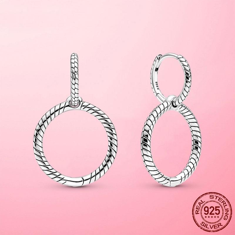 925 Серебряные серьги-гвоздики Женские модные серьги-гвоздики Ювелирные изделия