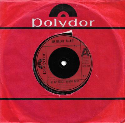 7-дюймовая запись MR. РАЦИЯ - Be My Boogie Woogie Baby 2058914 Polydor 1976 UK Поп Б/У