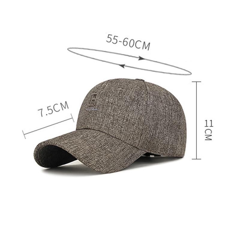 Men's Outdoor Embroidered Letter Baseball Cap Middle-aged Sunscreen Baseball Cap