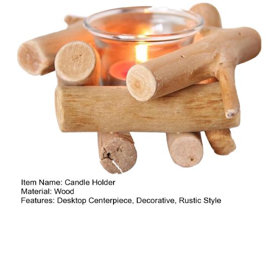 Подсвечник из плавающего дерева, ручной работы, подсвечник для чайных свечей, деревенская свеча, чашка для дома, гостиной, спальни, кухни, декор