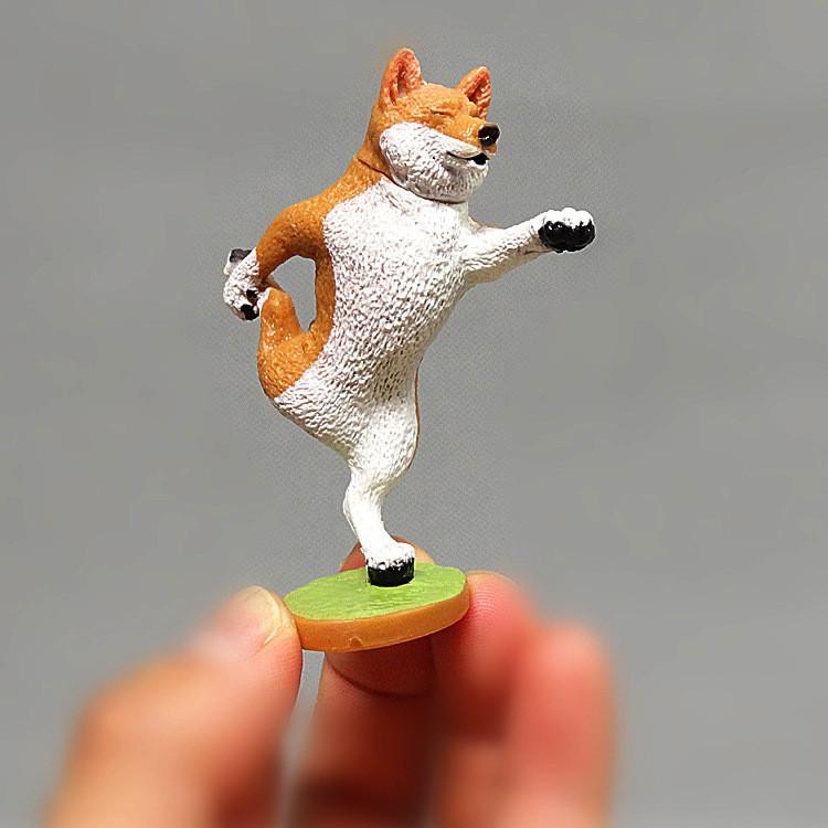 Pvc Bulldog Corgi Toy Model With Realistic Animal Features For Kids Room Decor