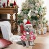 Christmas Pet Outfit for Pet Santa Costume Cape & Headwears Pet Costume Theme Party Photoshooting Pet Clothes