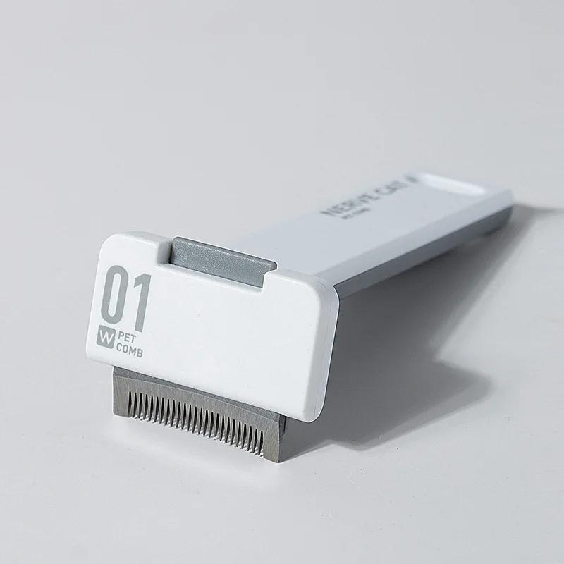 Расческа для кошек Простая расческа для удаления шерсти Расческа для домашних животных Поглаживание кошек Удаление шерсти у собак