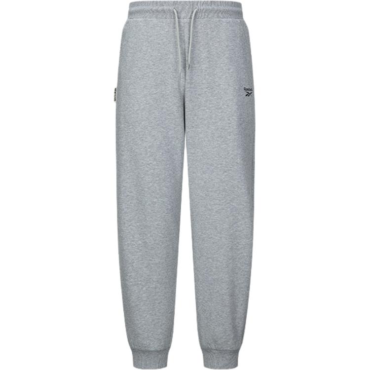 Reebok Casual Versatile Comfortable Knitted Sports Pants Women Bottoms Light-Gray 24FRM604WGG3