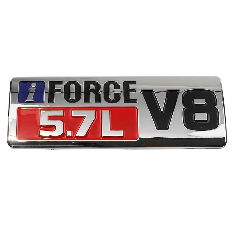 Автомобильный ABS IFORCE 5.7L V8 Логотип Значок Эмблема Наклейки Для Tundra Prado Tacoma Land Cruiser Стайлинг Аксессуары