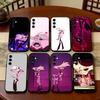 H-Hazbin A-Angel Dust Чехол для телефона Черный Силиконовый Мягкий Для Samsung Galaxy A73,A72,A71,A70,A53,A52,A51