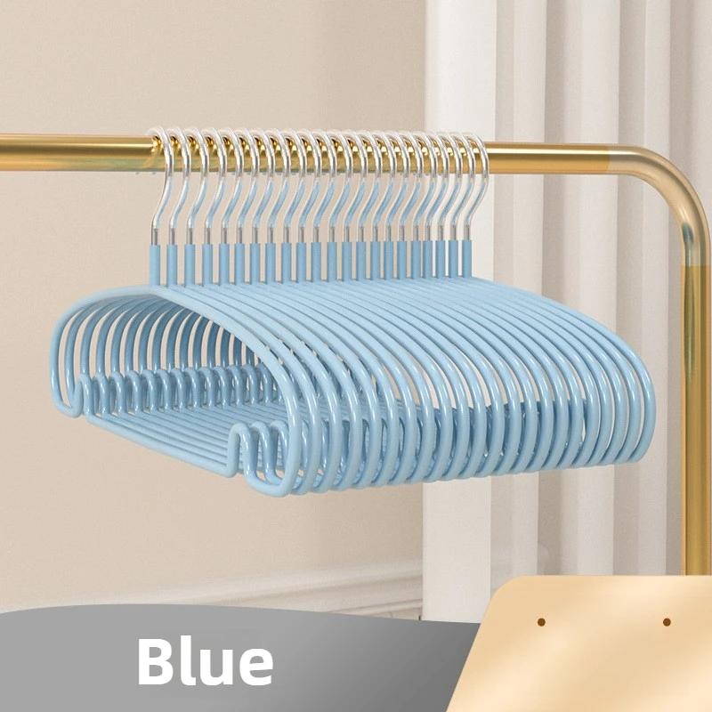 10PCS Simple Clothes Hanger Non Slip Dormitory Household Clothes Hanging To Prevent Clothes Deformation Storage