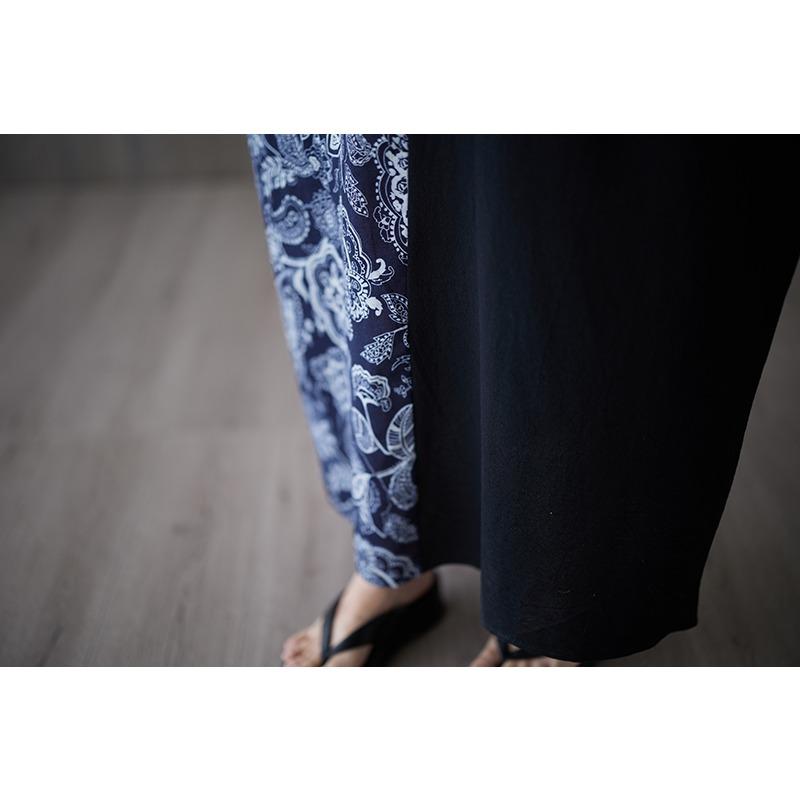 DIMANAF 2025 Новое летнее платье больших размеров Женское винтажное платье с принтом Свободное повседневное платье Длинное льняное платье Макси