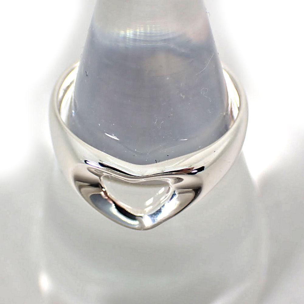 [Used] TIFFANY 925 Open Heart Ring / Size 13 / J5-1