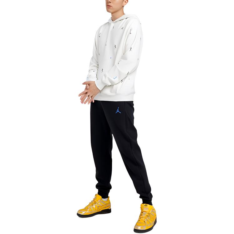 Jordan Sweatshirts Men's White Hooded Moderate DC9708-141