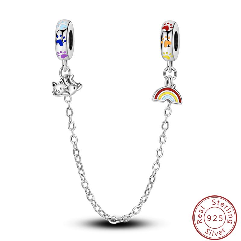 Милая серия «Кошка и собака» Медные шармы «Луна», «Бабочка», «Отпечаток лапы» 3 мм Сделай сам Изготовление изящных ювелирных изделий Подарки