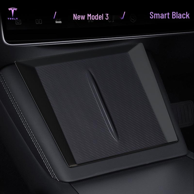 Беспроводная зарядка Tesla Model 3/Y, противоскользящий силиконовый коврик