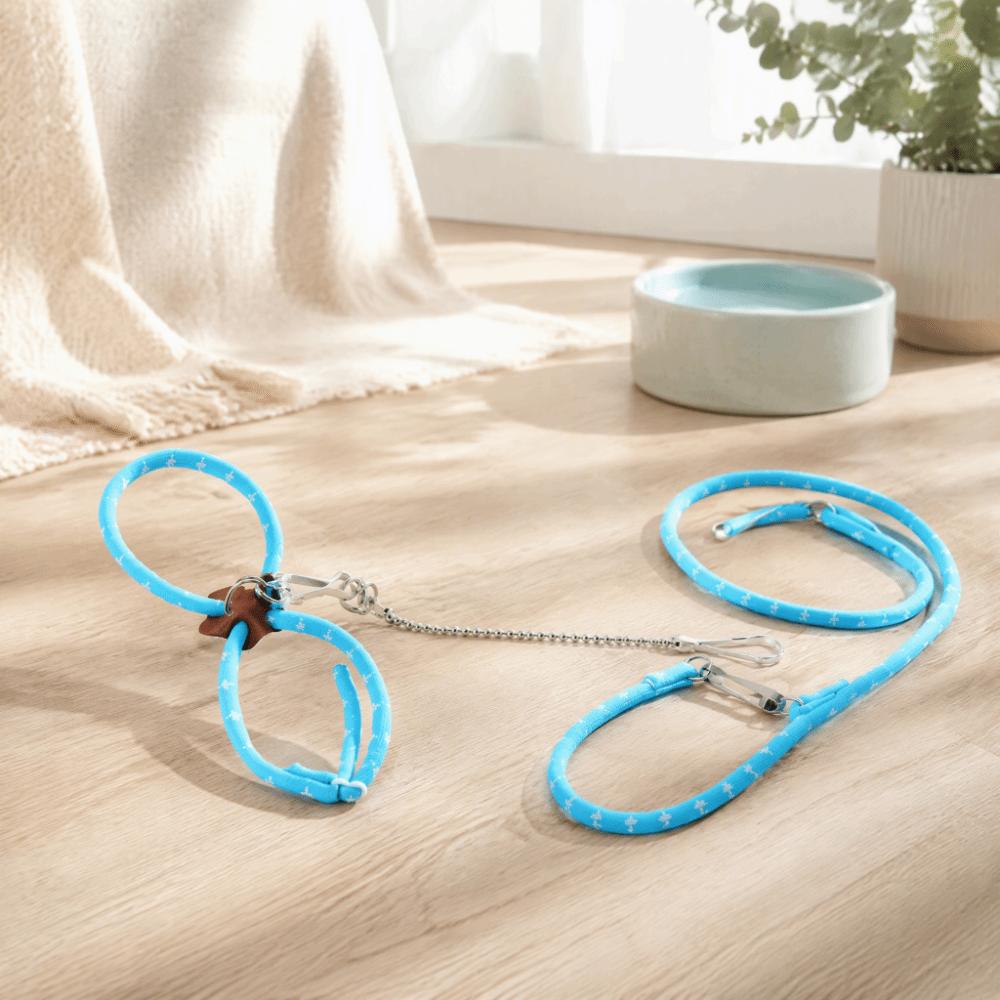 Adjustable Knot Adjustable Harness Bell Attachment Small Pet Harness Training Leash Mice