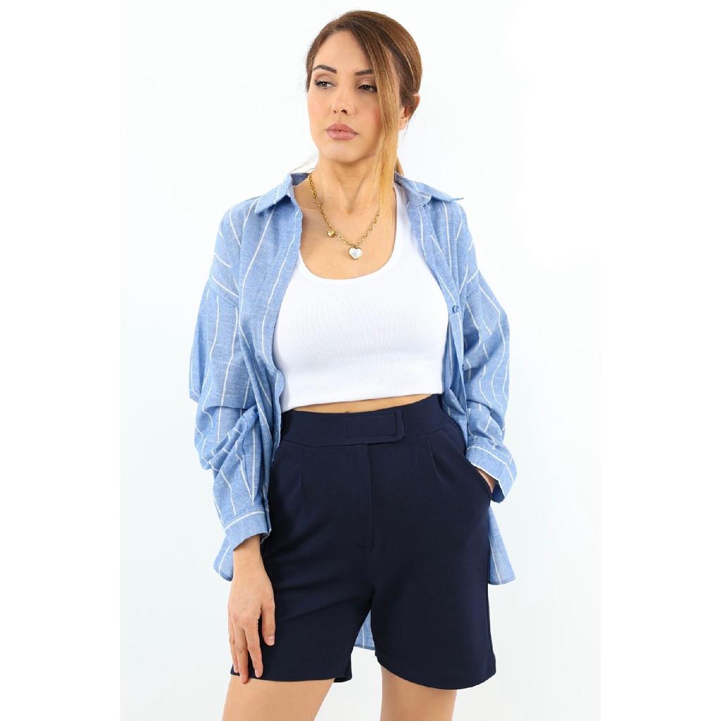 Черные женские шорты из лайкры и липучки Line Line