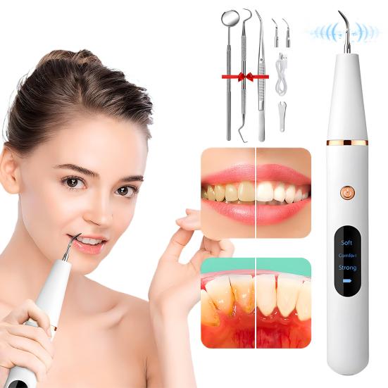 Ультразвуковой очиститель зубного налета Портативный электрический стоматологический скалер USB-перезаряжаемый прибор для удаления зубного камня Устранитель зубного камня Инструменты для чистки зубов