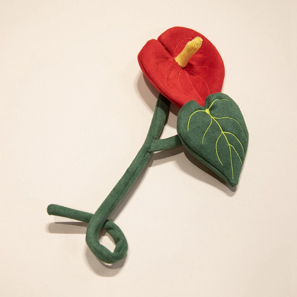 Twist Stick Handmade Felt Flower Flexible Iron Wire DIY Felt Flower Valentine Gift