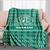 Football Club Emblem Printed Throws Blanket Soft Flannel Blankets for Couch Bed Gifts for Men Women Picnic blanket Christmas gifts