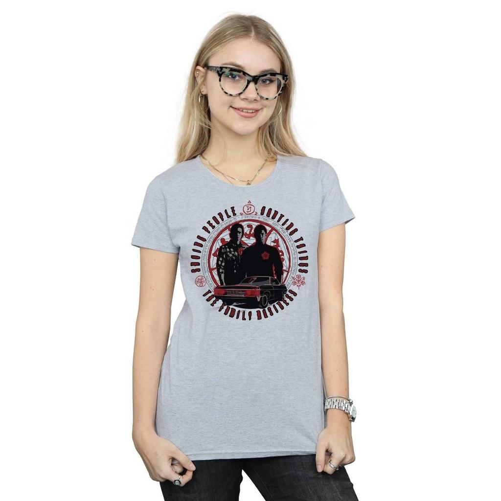 Supernatural Womens/Ladies Family Business Cotton T-Shirt