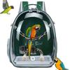 Hopeholic Bird Carrier Bag for and with Perching and Breathable Transparent Storage Space for and Evacuation Parakeets, Parakeets, Cockatiels, Rope,
