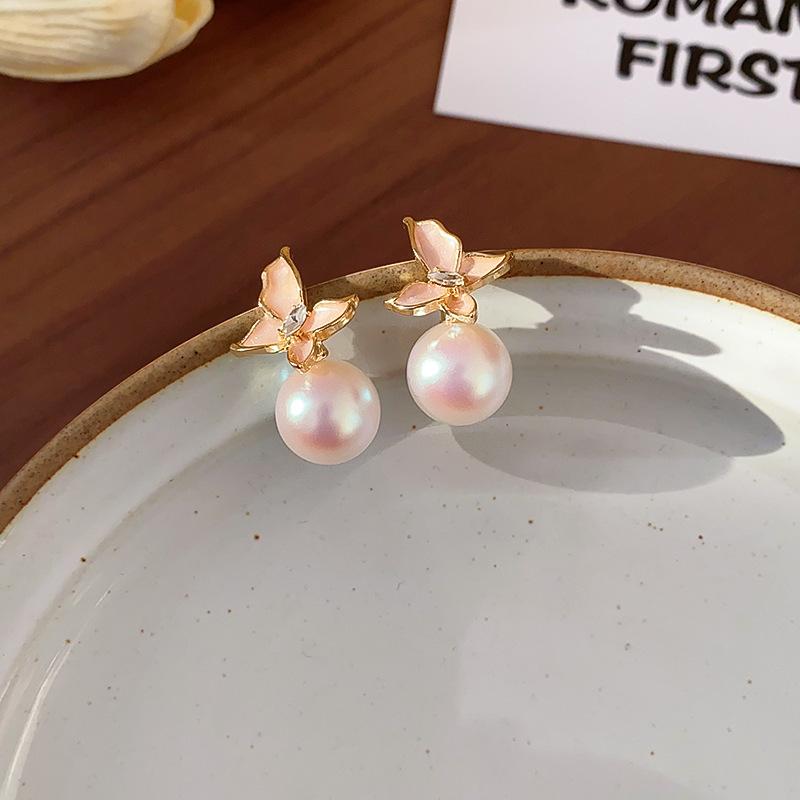 Серьги-кисточки из циркона и жемчуга «Серебряная игла» - Элегантный ретро-дизайн для женщин