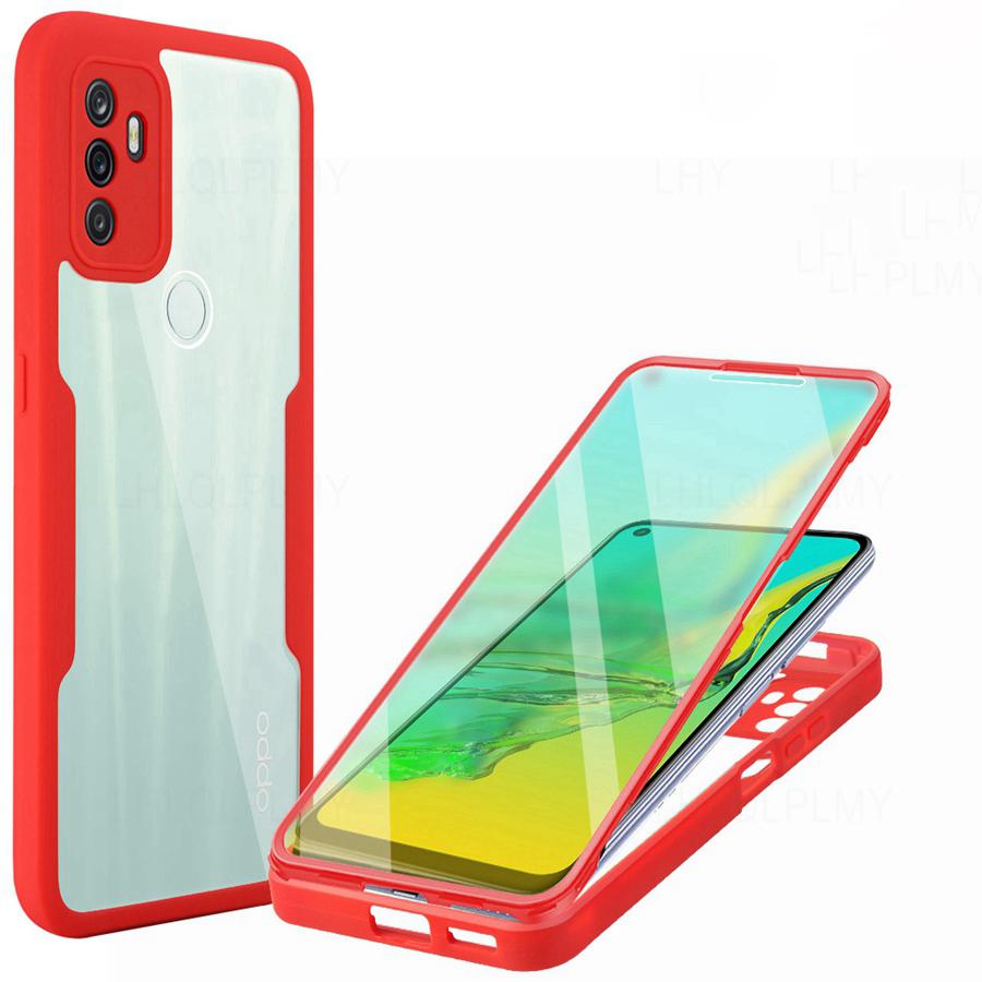 Ударопрочный чехол с защитой спереди и сзади для OPPO A40 A40M A96 A76 A52 A72 A15 A54 A74 A94 5G A79 A5 A9 2020 A53 A16 Find X5 Pro