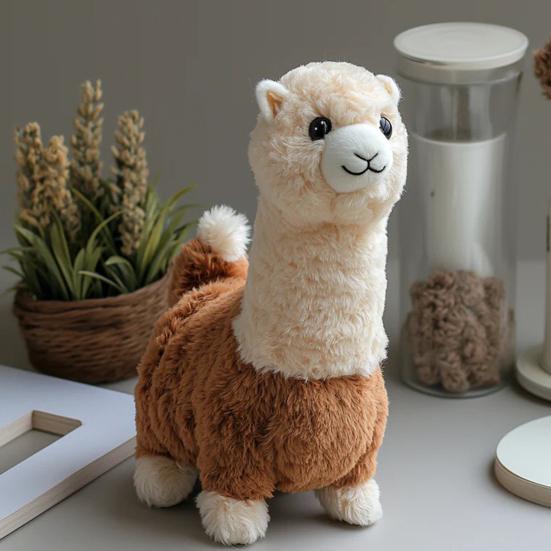 Kids Electric Plush Animal Toy Walking Interactive Robot Elephant Sheep Alpaca Panda Plushie Toy Toddlers Educational Simulation Animal Toy