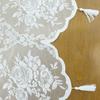 Fashion White Lace Short Curtain Tassel Small Fresh Tulle Window Half Curtains Cabinet Drapes for Home Deco