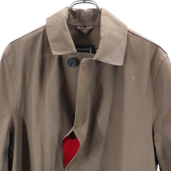 Mackintosh Пальто с воротником из нержавеющей стали 38 Коричневое Мужское Б/У