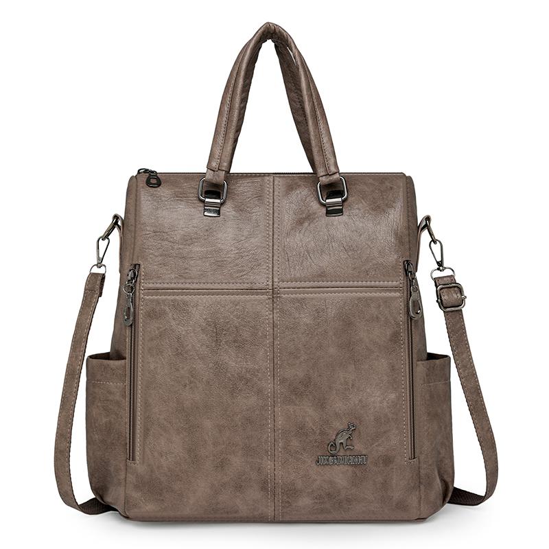 Женская многофункциональная сумка-рюкзак большой вместимости