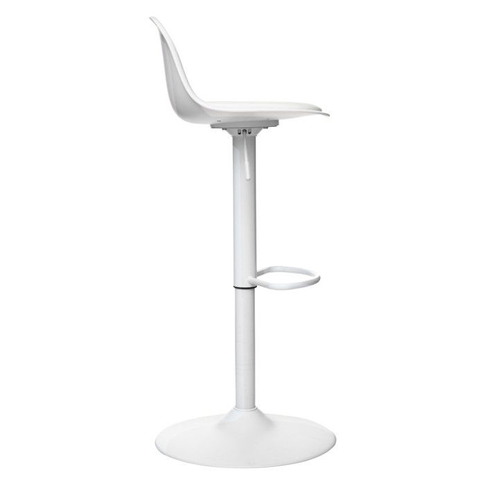 Tabouret bar déco style scandinave "Aiko" Atmosphera - Blanc