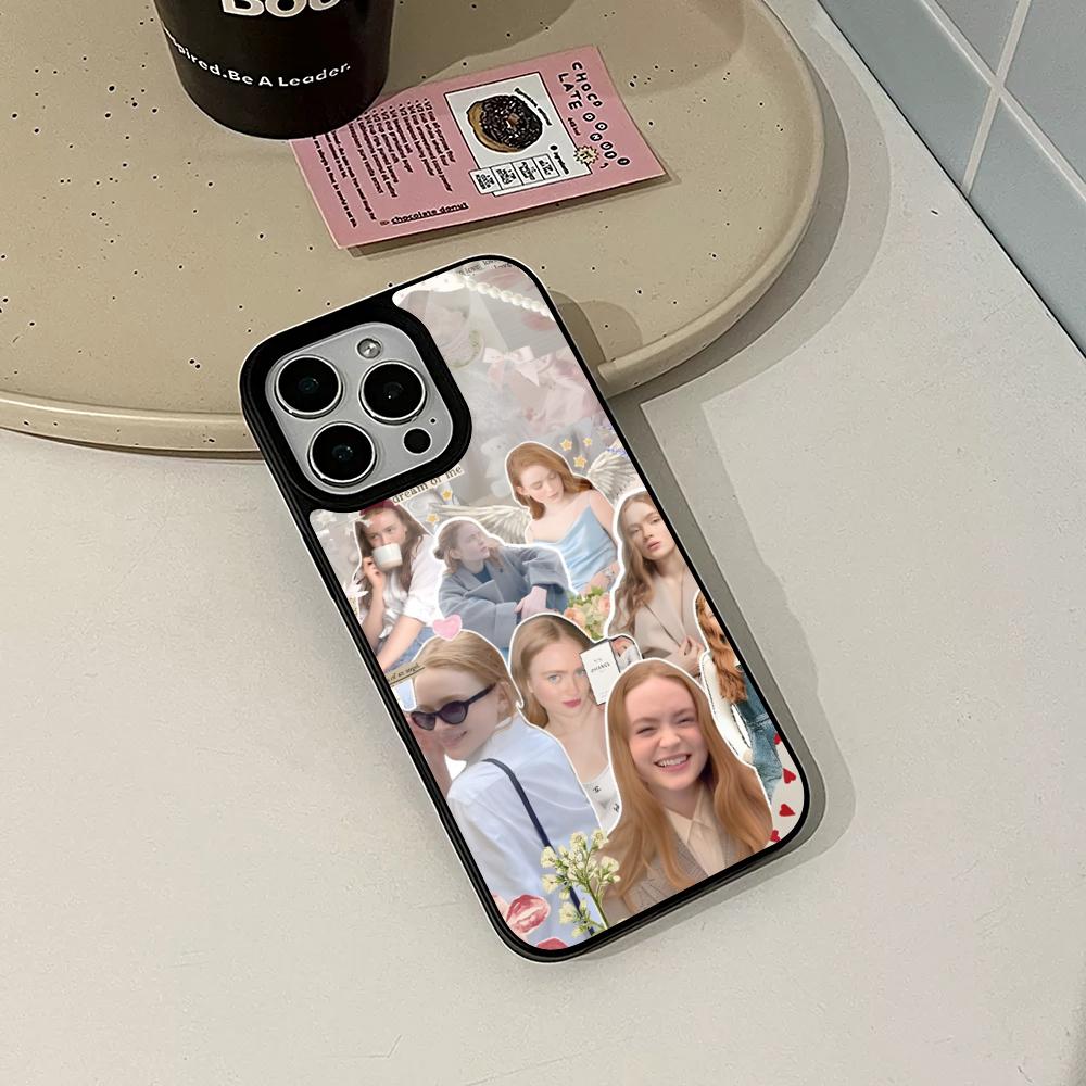 1 шт. Чехол для телефона с изображением актрисы S-sadie S-sink для Iphone 17 16 15 14 Air 13 12 11 Pro Max Mini Plus Fundas Shell PC+TPU Чехол