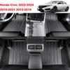 Автомобильные коврики на заказ с полным покрытием для Honda Civic 2022-2024 2016-2021 2012-2016. Аксессуары для салона.