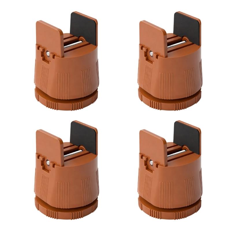 4Pcs Adjustable Chair Risers Furniture Heightening Foot Pads Bed Table Raiser Feet Leg Lift Furniture Raisers Enduring