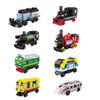 KAZI City Train 8 Children's Assembled Ejection Toy Building Block Model Boy Puzzle Mosaic Gift
