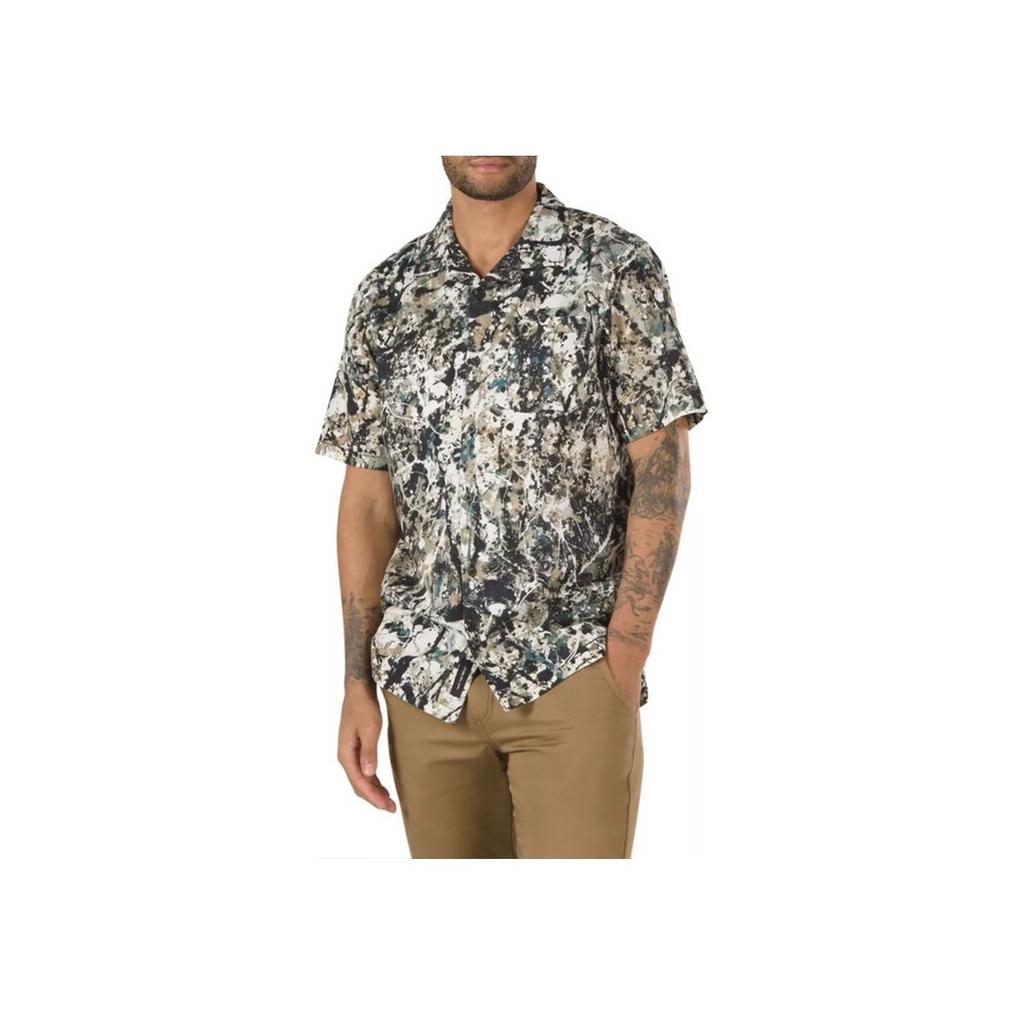 Vans Рубашка с коротким рукавом X MoMA Camouflage Мужские рубашки VN0A4RPR18K1