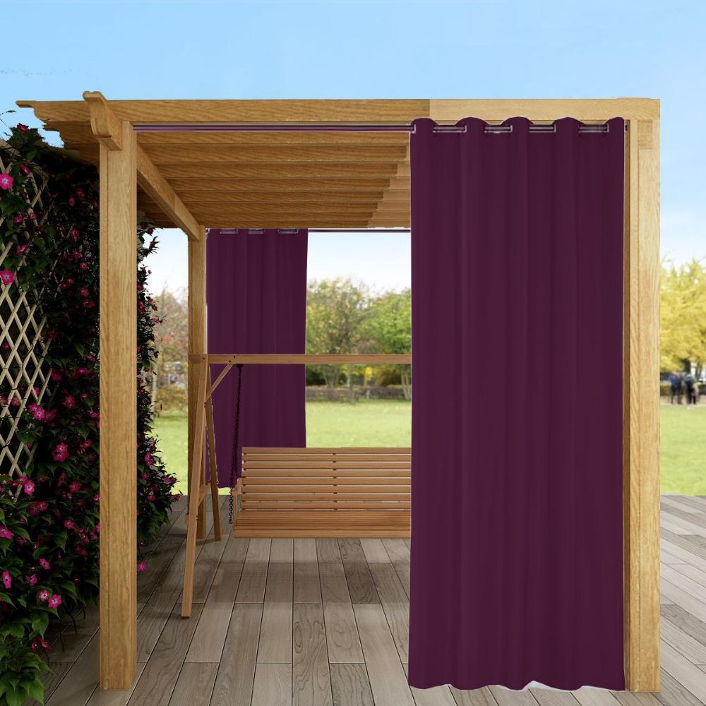 2 панели затемняющие наружные шторы для патио водонепроницаемые, солнцезащитные жалюзи всепогодные наружные шторы для приватности для перголы/беседки