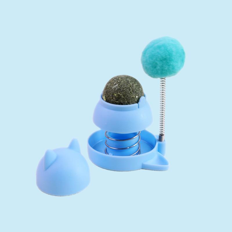 Catnip Ball & Matatabi Stick Toy – Kitten Dental Teaser & Boredom Relief Playset