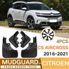 4 шт. передние и задние автомобильные брызговики для Citroen TiaNY C5 Aircross 2016-2018, брызговики на крыльях, брызговики