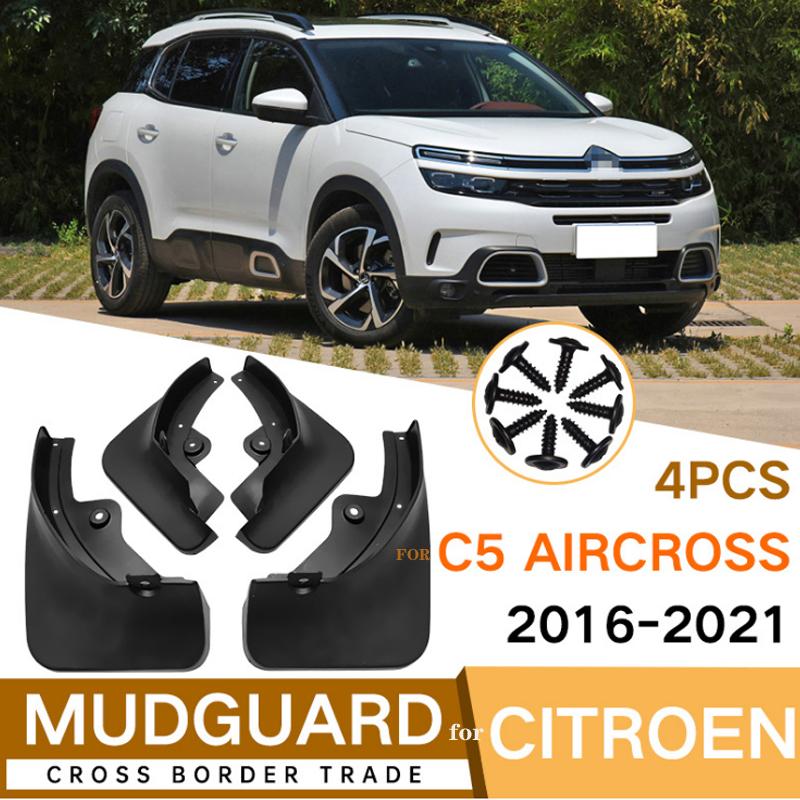 4 шт. передние и задние автомобильные брызговики для Citroen TiaNY C5 Aircross 2016-2018, брызговики на крыльях, брызговики