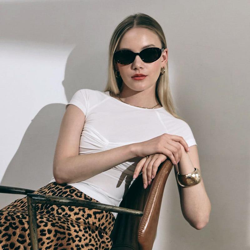 YYFS Женские модные повседневные летние весенние однотонные блузки и рубашки с короткими рукавами и круглым вырезом с принтом